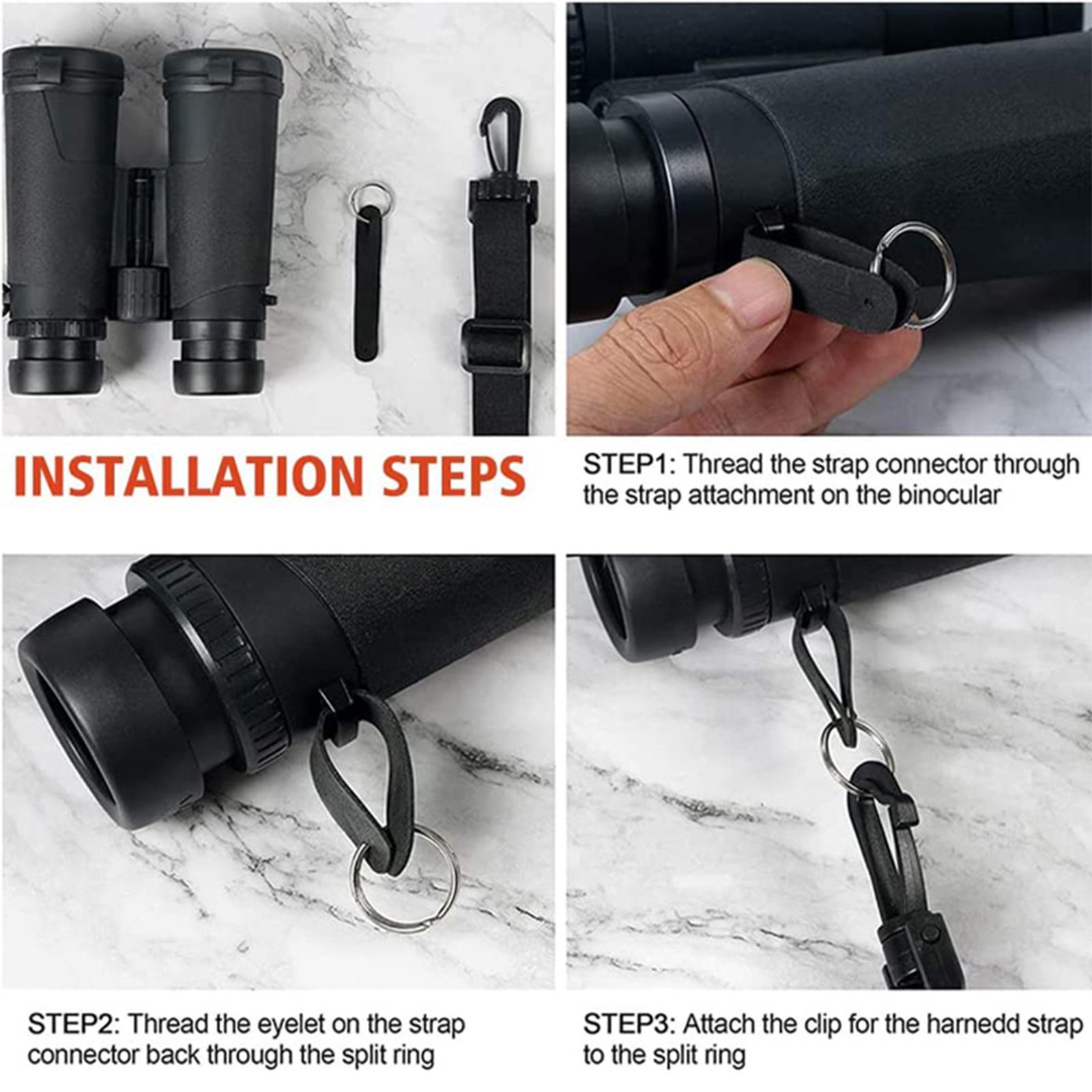 Universal Binoculars Harness Strap Connector Shoulder Straps Camera Strap Accessories for Two Cameras Camera Chest Strap for Hiking Women Men