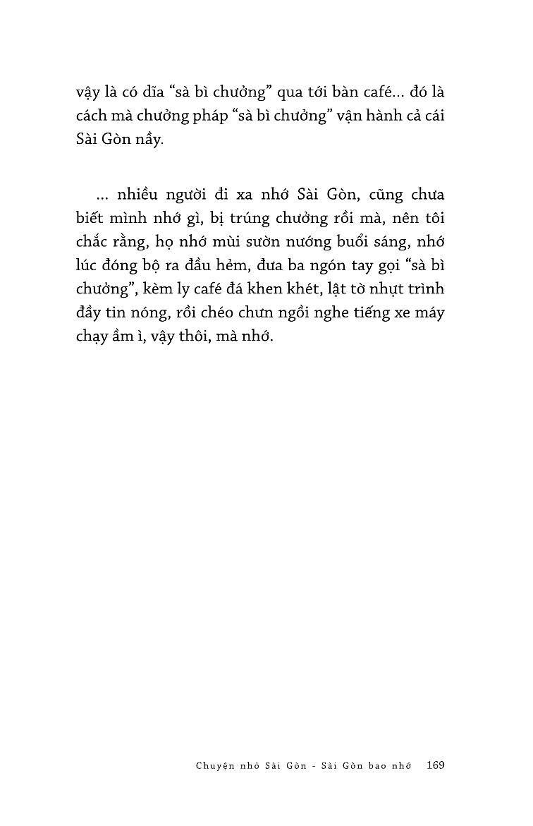 Sách Chuyện Nhỏ Sài Gòn Bao Nhớ