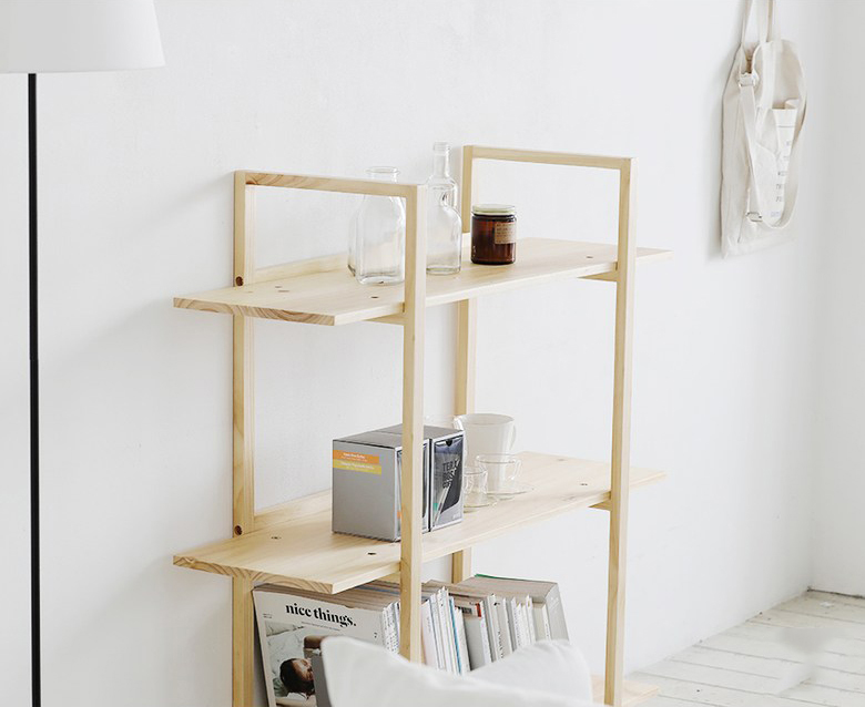 KỆ SÁCH HÀN QUỐC 3 TẦNG - BILON BOOK SHELF NẢTURAL