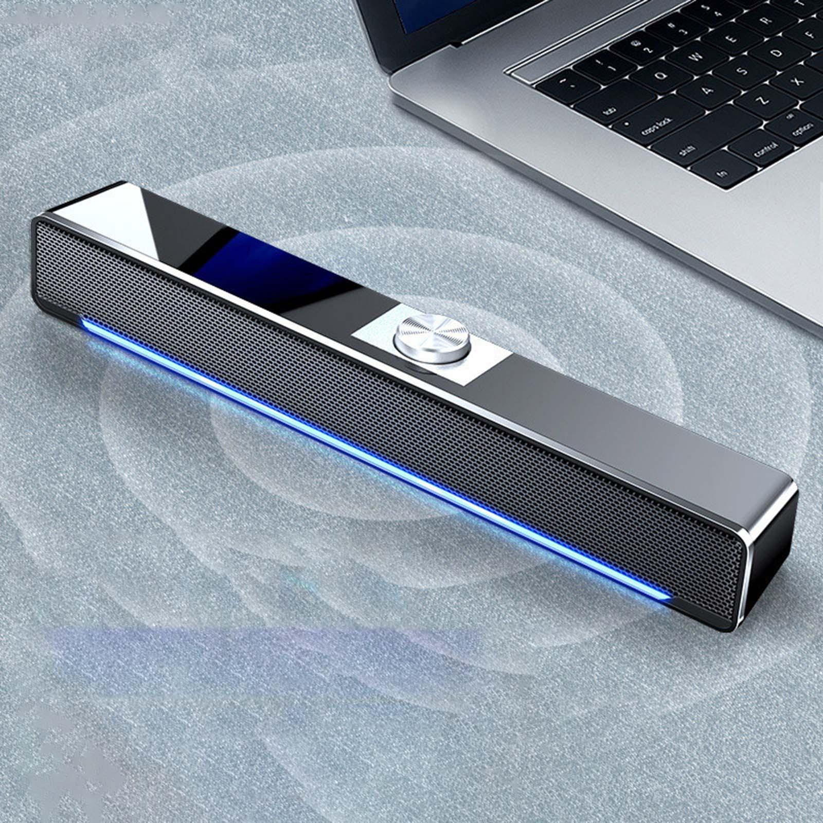 Computer Speaker 4D Stereo sound Bar Speakers for Computer Home Theater Desktop Monitor