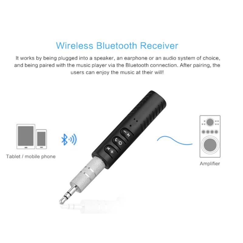 Thiết Bị Nhận Âm Thanh Bluetooth Jack 3.5mm Cho Xe Ô Tô