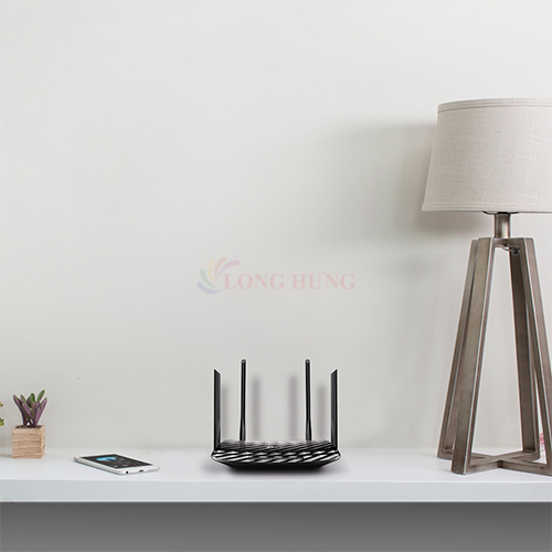 Thiết bị định tuyến mạng không dây TP-Link Router Full Gigabit MU-MIMO AC1200 Acher C6 - Hàng chính hãng