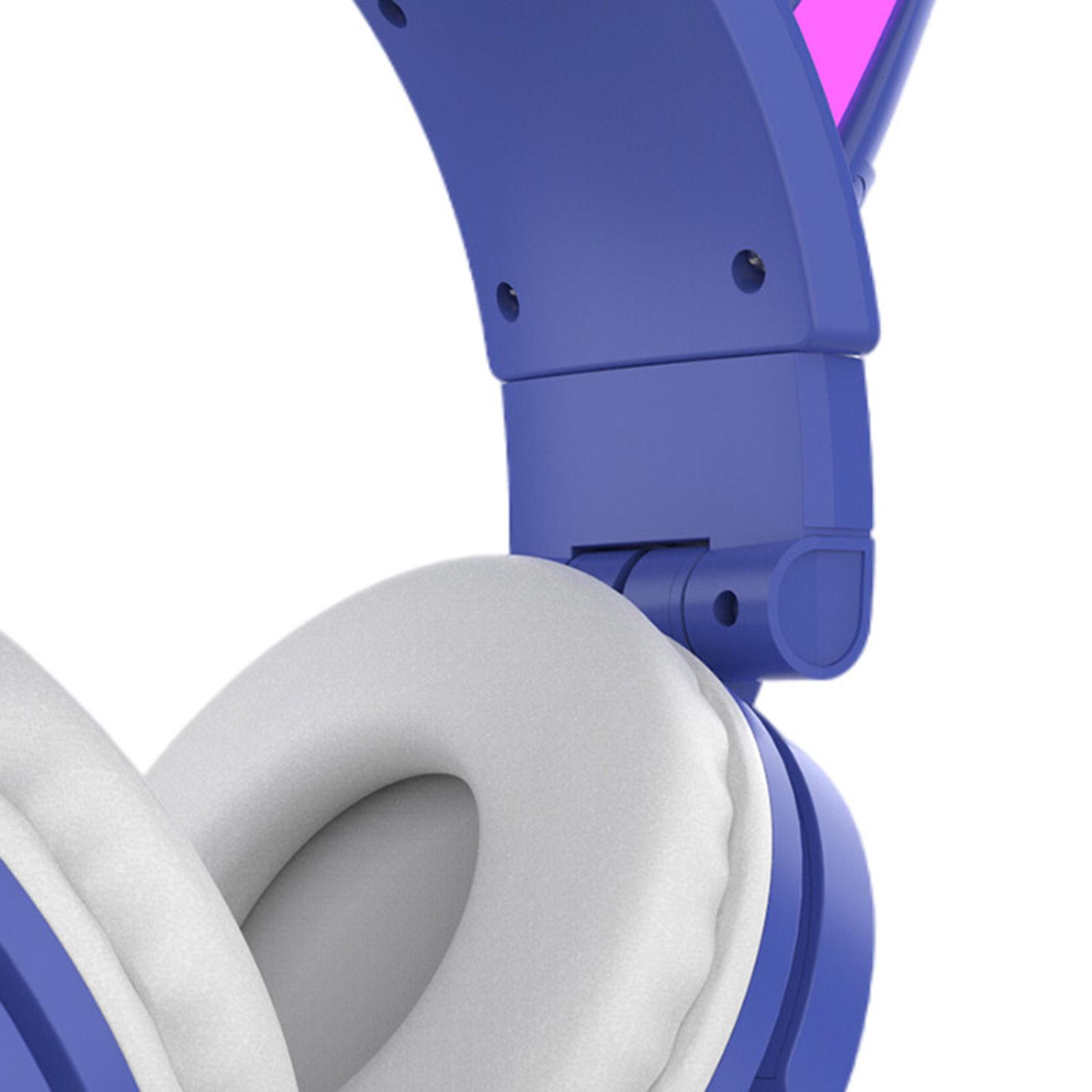 Cat Ear Wireless Bluetooth Headset Earphone Headphones Earpieces New