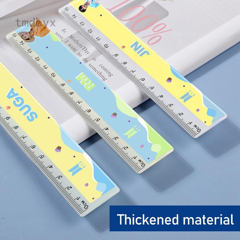 Tmdbyx Thước Đo Lường Bằng Acrylic Phong Cách Hàn Quốc Cho Học Sinh
