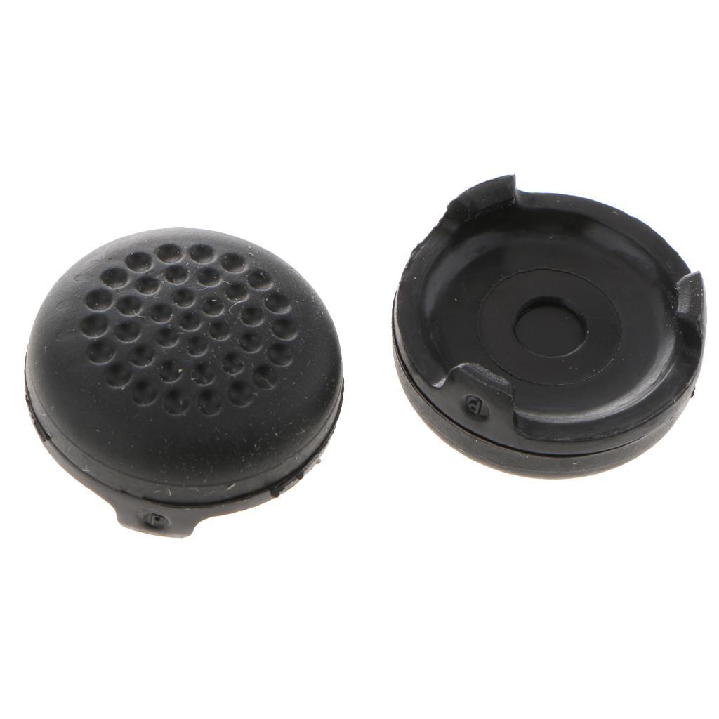 2Pcs Thumb Grips Protector Cap Cover For Playstation 4 PS4 Controller Black