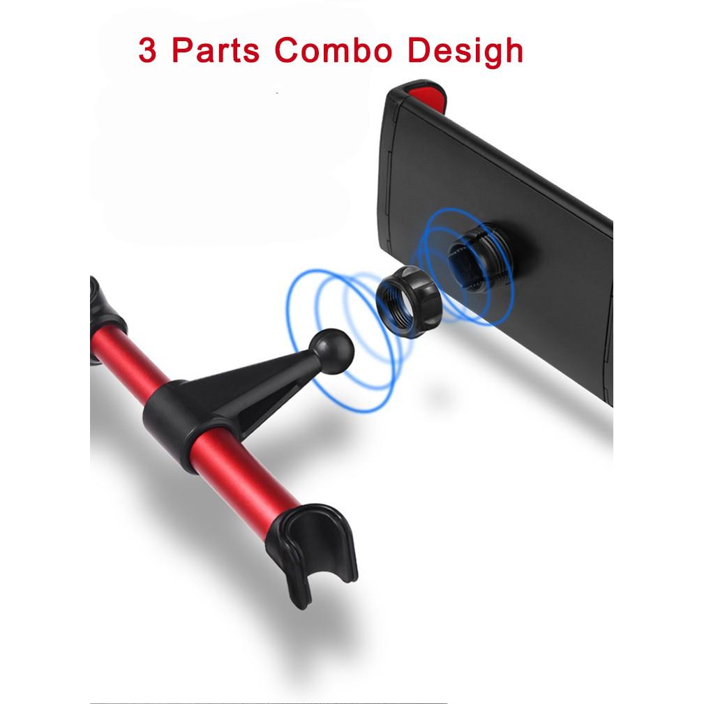 Car Ipad and Phone Holder Extendable Car Back Seat Tablet Phone Holder Car Mobile Phone car back seat mount stand Adjustable Headrest Backseat Holder Clip Car Seat Car Back Seat Holder