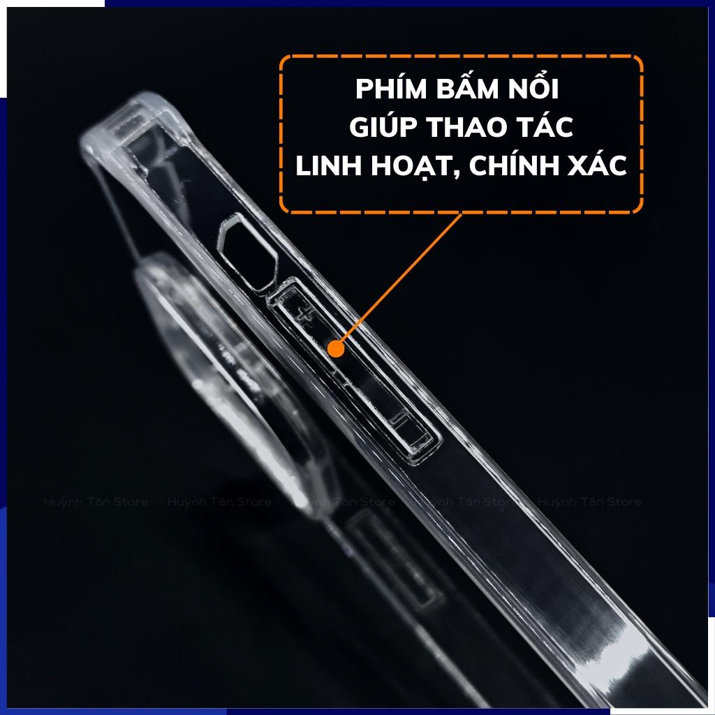 Ốp lưng ip 14 pro max ip 14 plus clear color ver 3 trong suốt không ố vàng bảo vệ camera phụ kiện huỳnh tân store