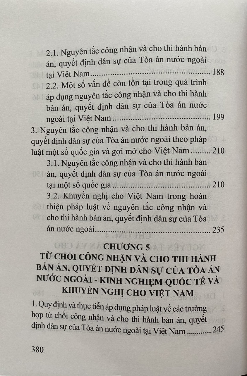 Công nhận và cho thi hành bản án, quyết định dân sự của Tòa án nước ngoài trong bối cảnh toàn cầu hóa và khuyến nghị cho Việt Nam