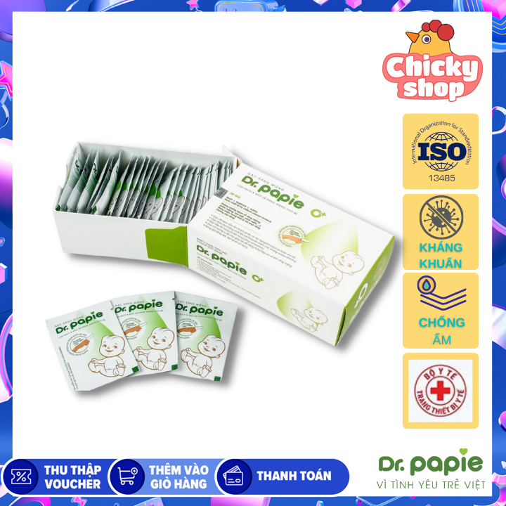 Gạc Rơ Lưỡi, Vệ Sinh Răng Miệng Cho Bé Dr Papie