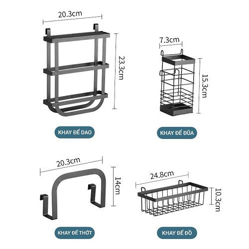 Kệ Úp Chén Bát Đa Năng Trên Chậu Rửa Bát Mẫu Mới Dài 121cm