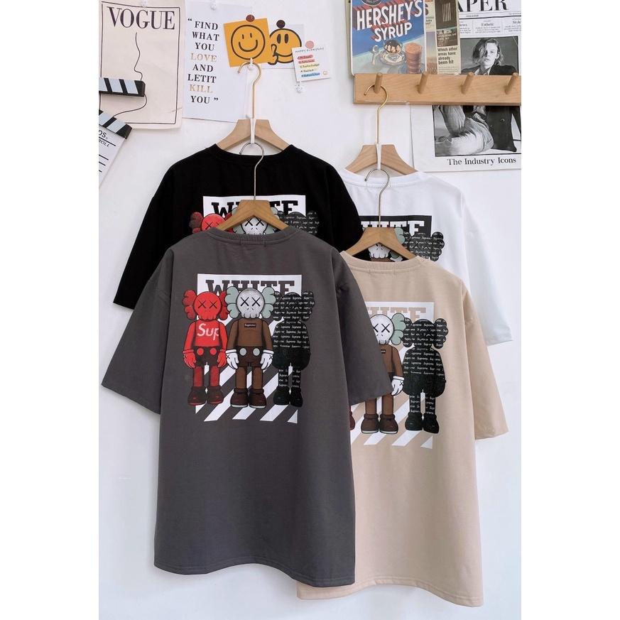 Áo thun tay lỡ form rộng - phông nam nữ cotton oversize - T shirt Suprem - 2N Unisex