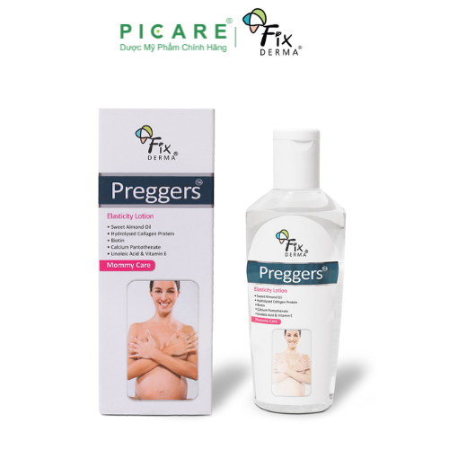 Lotion dưỡng ẩm, giảm vết rạn Fixderma Preggers Elasticity Lotion