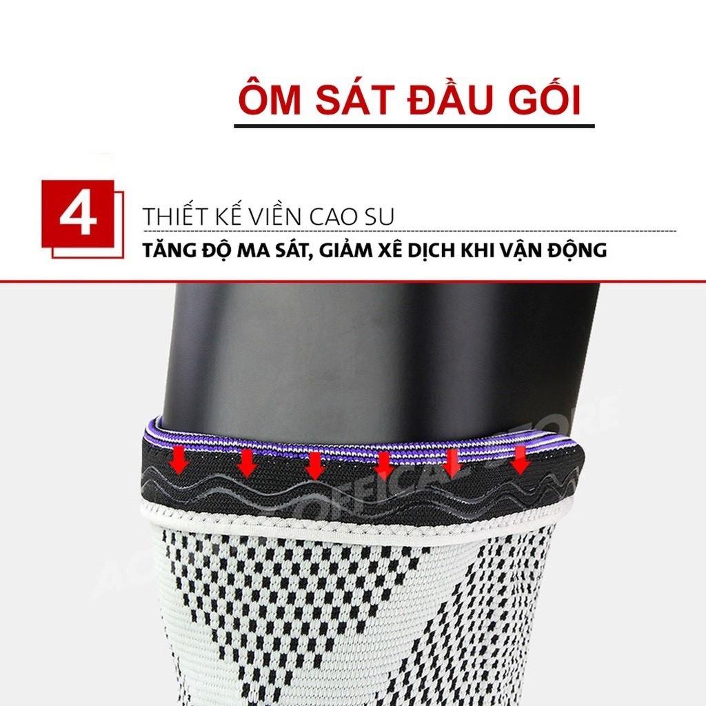 Băng gối,Bó gối thể thao có đệm Silicon Cao cấp bảo vệ khớp gối, có 2 Lò Xo trợ lực hỗ trợ vận động