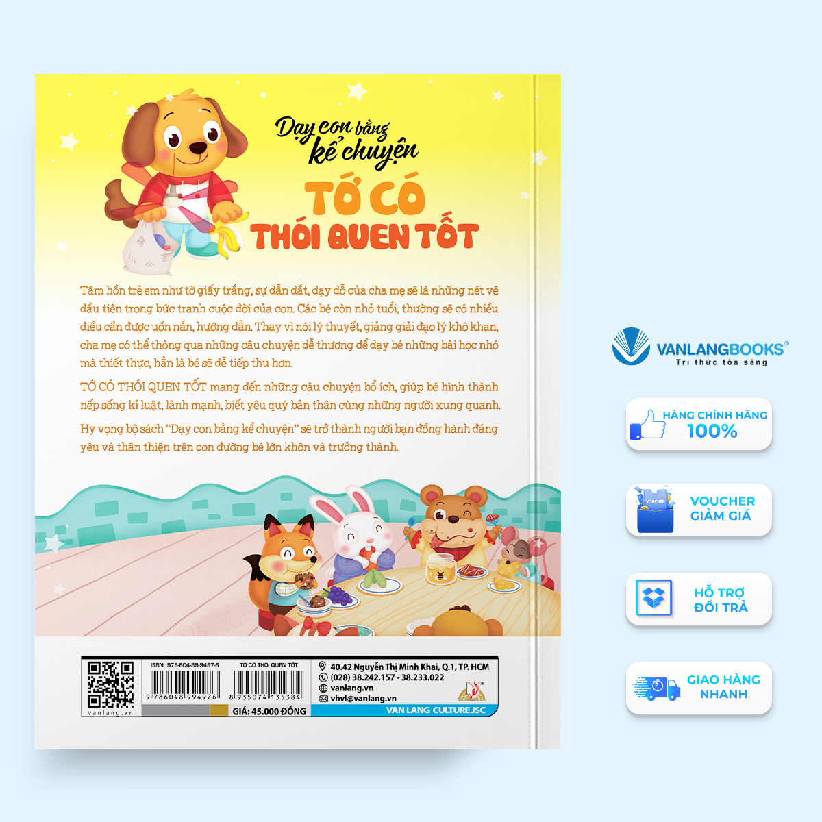 Dạy Con Bằng Kể Chuyện - Tớ Có Thói Quen Tốt - Vanlangbooks
