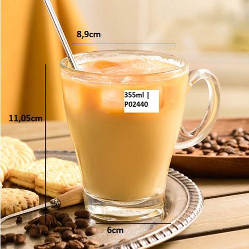 Ly Thủy Tinh Ocean Caffe Americano 355ml | P02440 , Thủy tinh Cao cấp , Nhập Khẩu Thái Lan