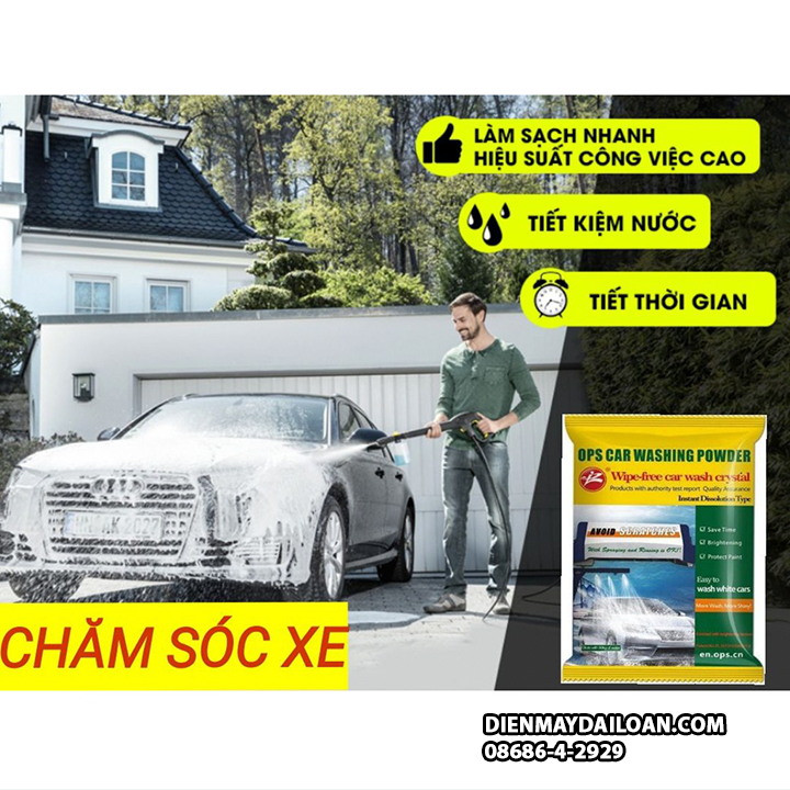 Bột rửa xe không chạm OPS- Tiêu chuẩn Châu Âu- An toàn người sử dụng