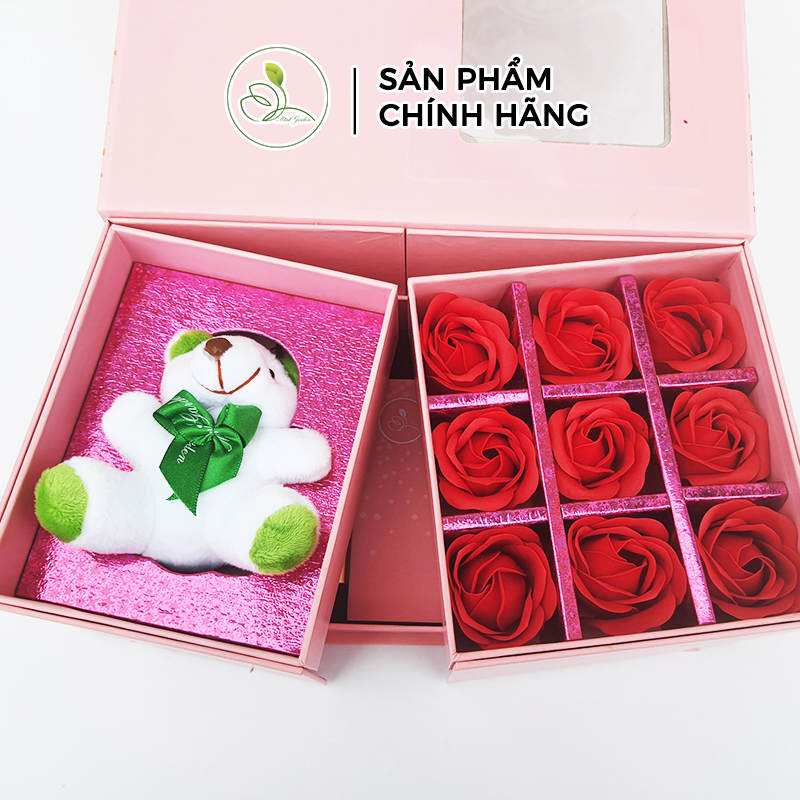 Set Quà Tặng Mini Garden Pink Rose Giftset - With Love Giftset Cực Xinh PV987