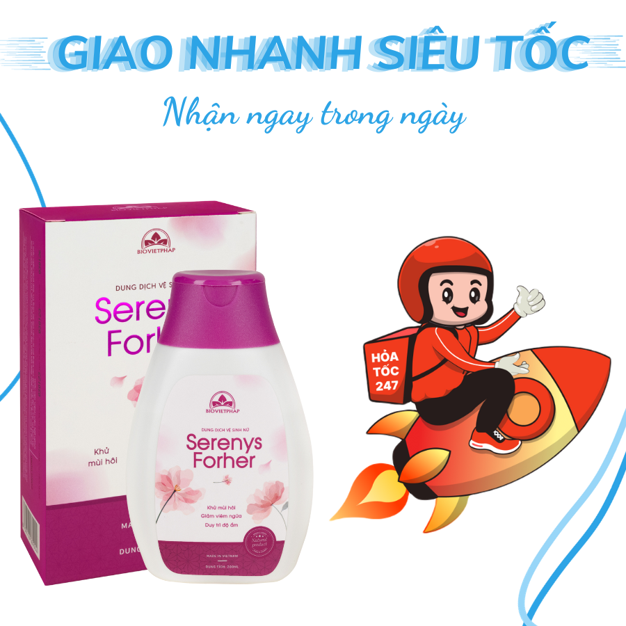 FEMININE WASH SERENYS FORHER 200ML