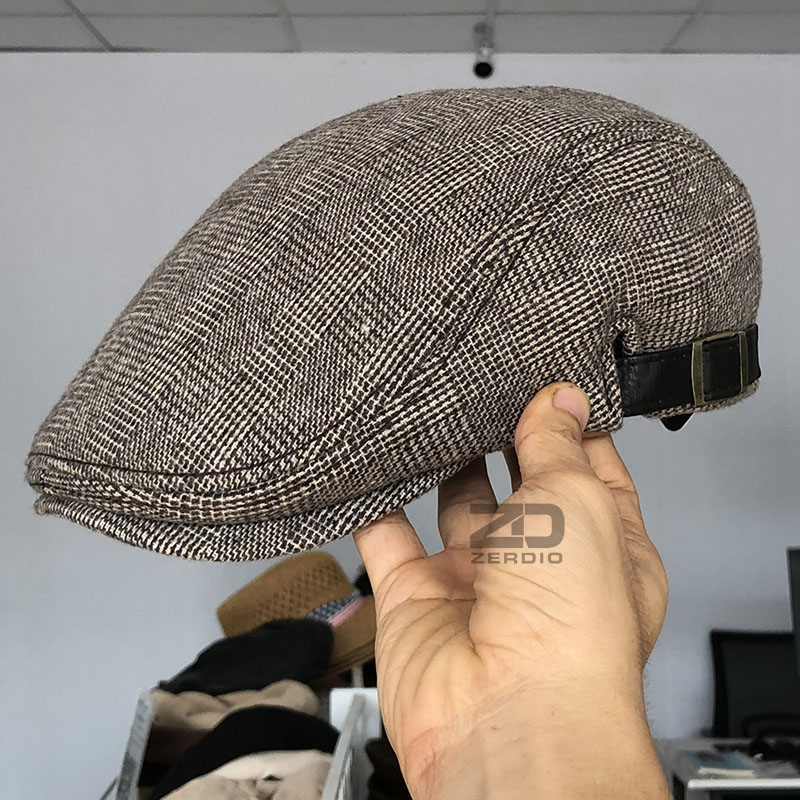 Mũ Nồi Nam Nỉ, Nón Beret Trung Niên Gedison MN057 Phong Cách Châu Âu