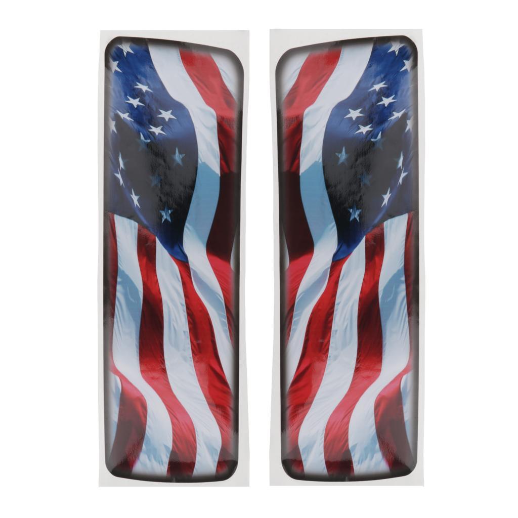 2pcs Motorcycle Side Box Decorative Cover Stickers Decoration Accessories for Harley Touring Models 2014-2019