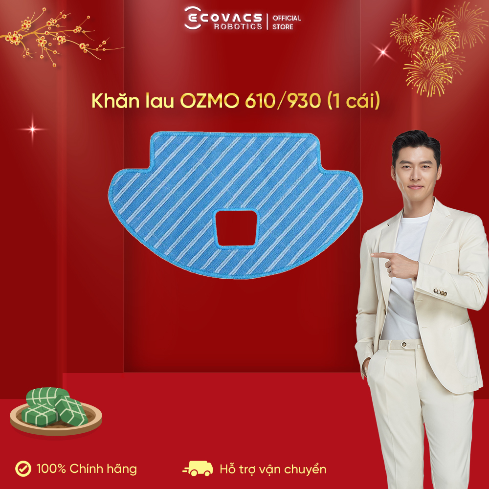 Khăn lau robot Ecovacs deebot ozmo 610/ 930 - Hàng Chính Hãng