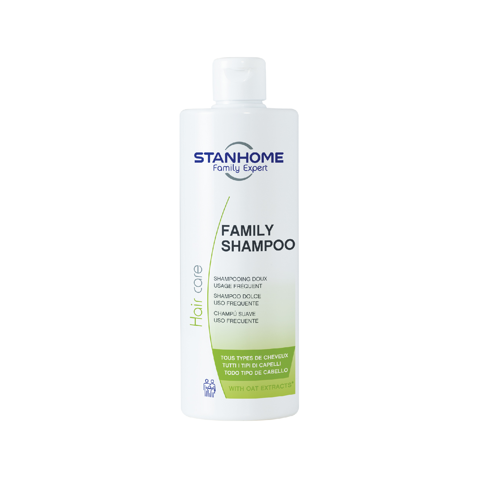 Dầu Gội Không Xà Phòng, Ph5 Với Tinh Chất Yến Mạch Family Shampoo Stanhome 400ml