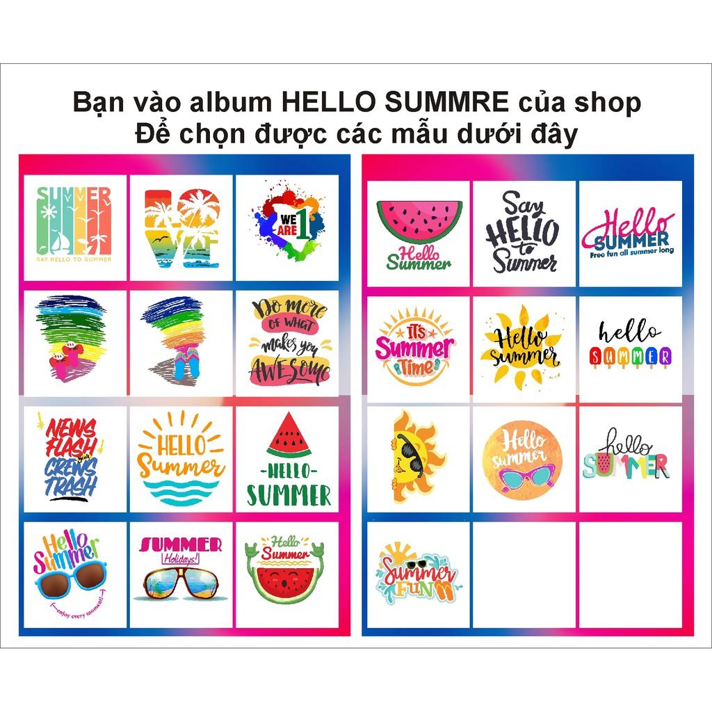 Áo đi biển SM4,du lịch, hello summer, thun,phông,đồng phục