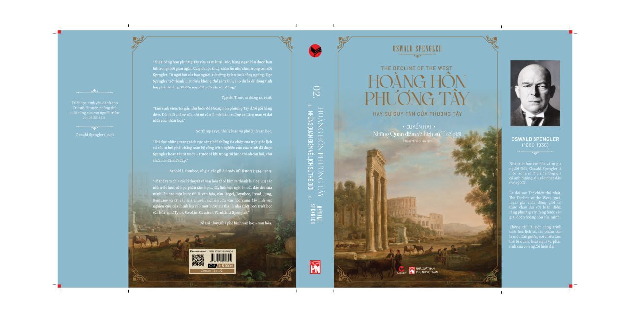 (Combo 2 tập) HOÀNG HÔN PHƯƠNG TÂY - Oswald Spengler - Phạm Minh Quân dịch - Bách Việt