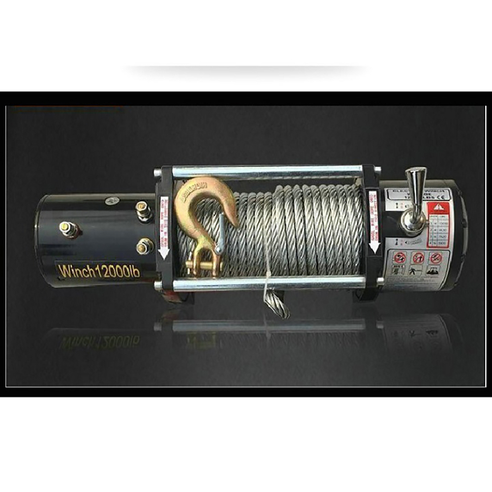 Tời Cứu Hộ Ô Tô ABG 12V 12000 LBS- Tời Ắc Quy Sử Dụng Để Cứu Hộ Ô Tô, Nâng Hạn Vật Nặng Chạy Điện Ắc Quy 12v - Hàng Chính Hãng