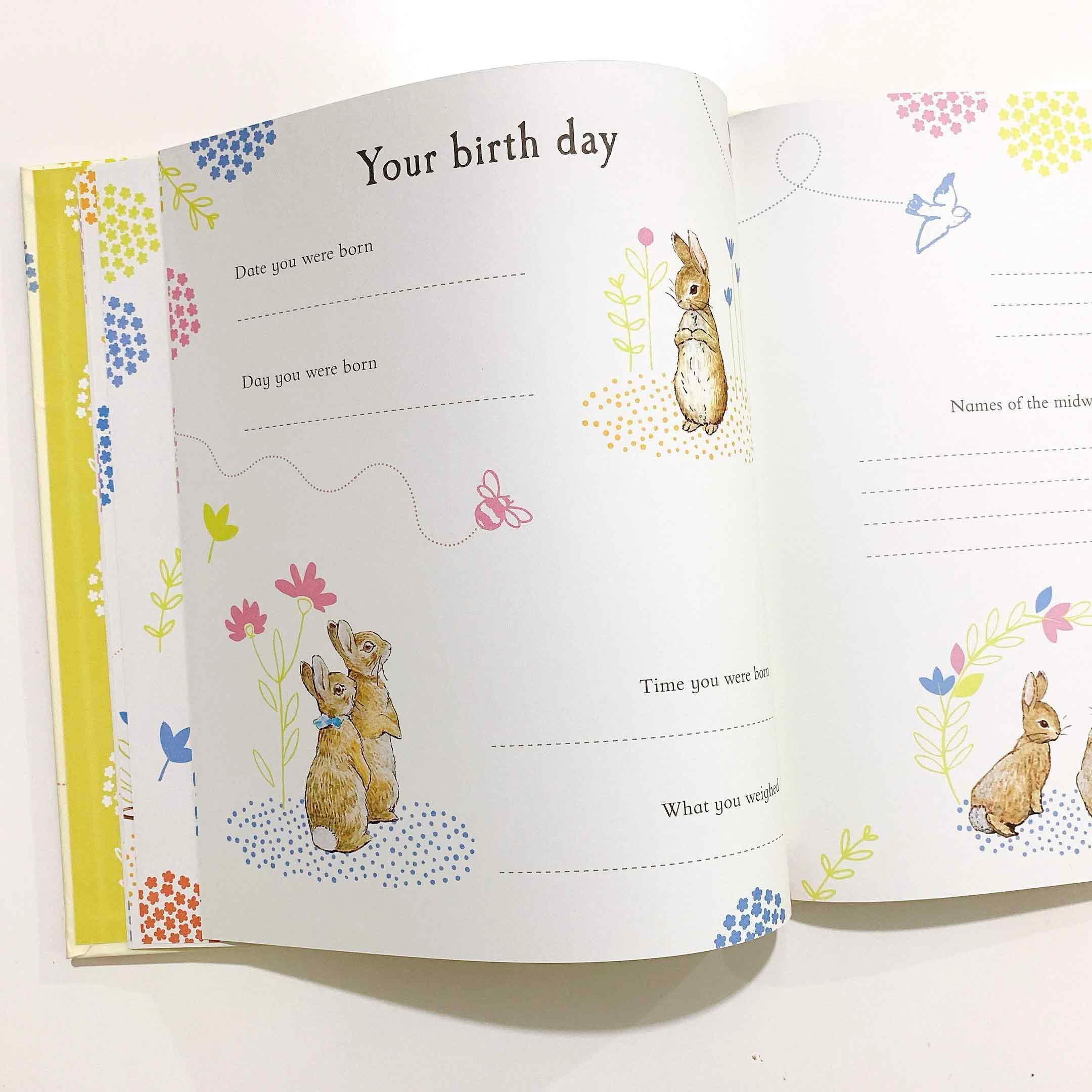 Peter Rabbit Baby Record Book