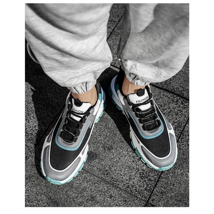 Giày Sneakers Nam -Trẻ Trung S0100 Đế Màu kết hợp tăng chiều cao