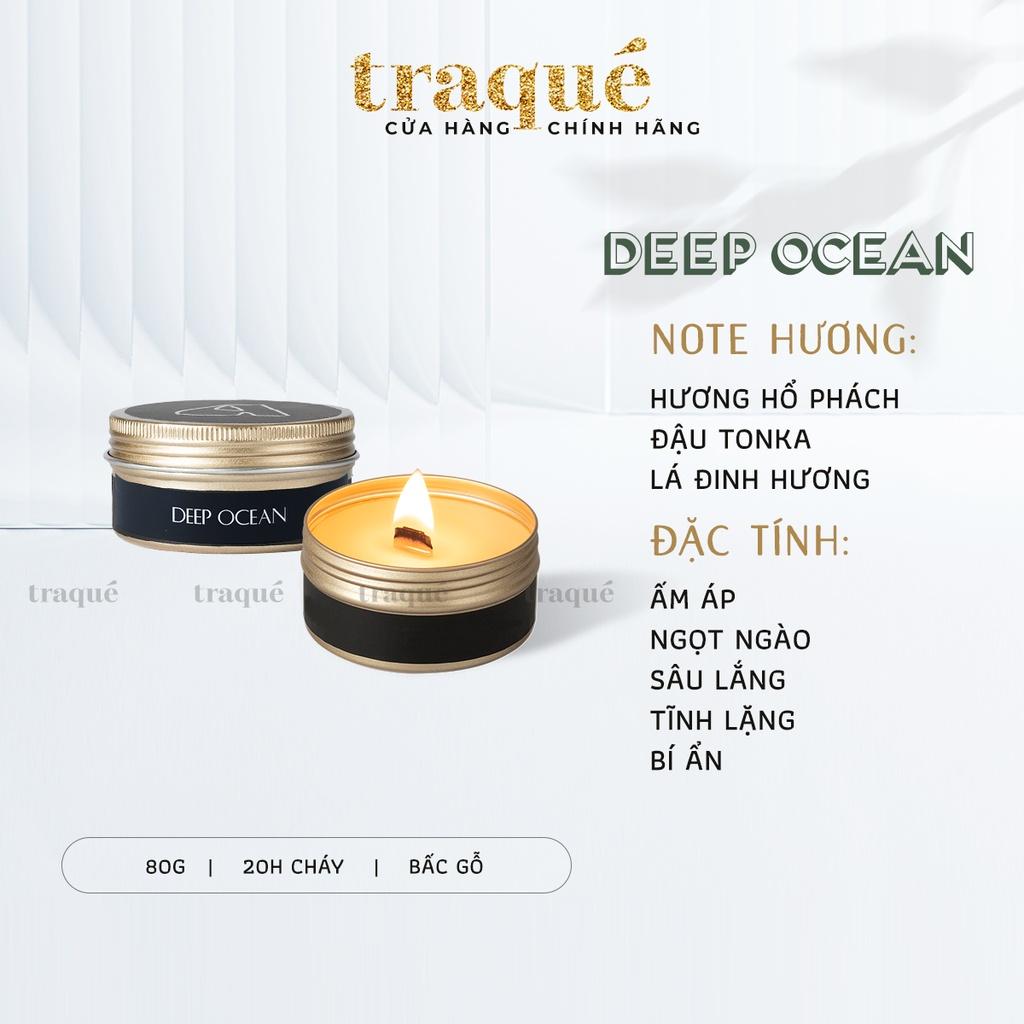 Nến thơm tinh dầu Aurae - dòng Signature - SX tại VN - DEEP OCEAN