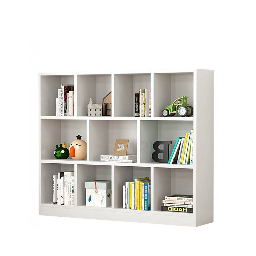 Kệ sách, kệ trang trí gỗ hiện đại SMLIFE Bustard  | Gỗ MDF dày 17mm chống ẩm | D120xR28xC100cm