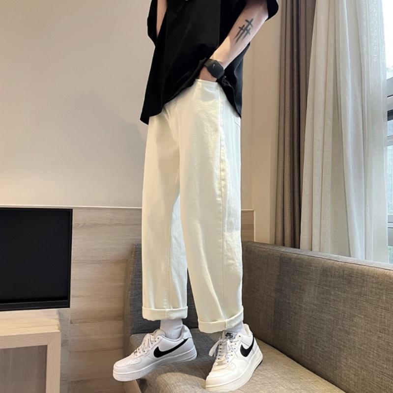 Quần Jeans, Quần jeans baggy rách gối R03 nam ống suông, rộng, hottrend 2023 - NB FASHION