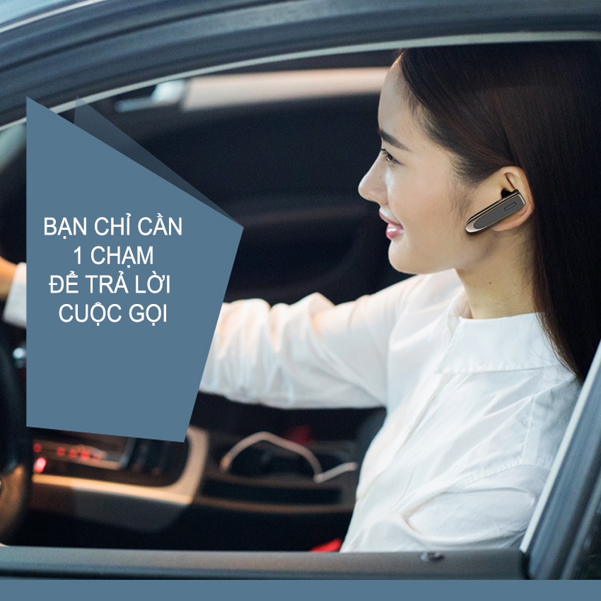 Tai Nghe Bluetooth không dây K23 - Tai Nghe Đàm Thoại Một Bên + Tặng Tai Nghe Để Nghe Hai Bên