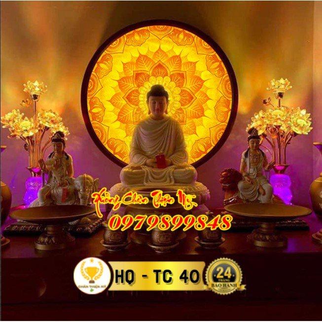Đèn hào quang trúc chỉ in thờ Phật_TP1