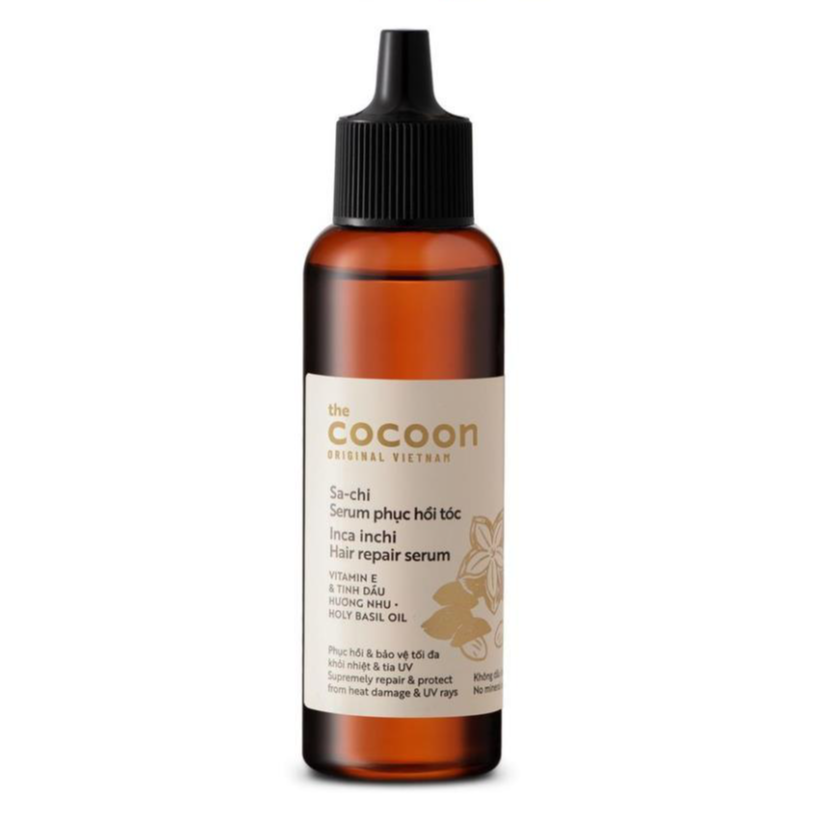 Combo nước dưỡng tóc tinh dầu bưởi Cocoon 140ml + sa-chi serum phục hồi tóc Cocoon 70ml