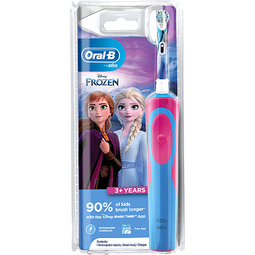 Bàn chải điện trẻ em Oral-B Stages Power Extra Soft 3+ D12.513K - Hàng chính hãng