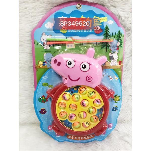 Đồ Chơi Vỉ câu cá pin heo hồng Peppa , 1688-2 - SP349520