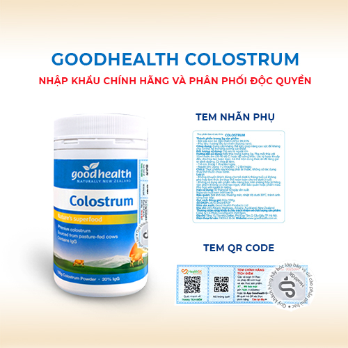 Sữa bò non 100% nguyên chất Goodhealth 100% Pure Colostrum (100gr)  - Nhập khẩu New Zealand