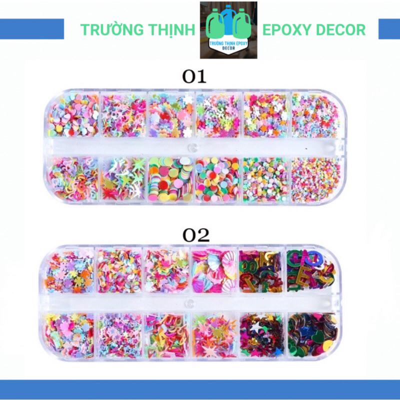Set 12 Hũ Kim Tuyến Hình Và Chữ Dùng Trang Trí - Trường Thịnh Sài Gòn