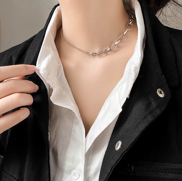 Dây chuyền vòng cổ titan phong cách trẻ trung