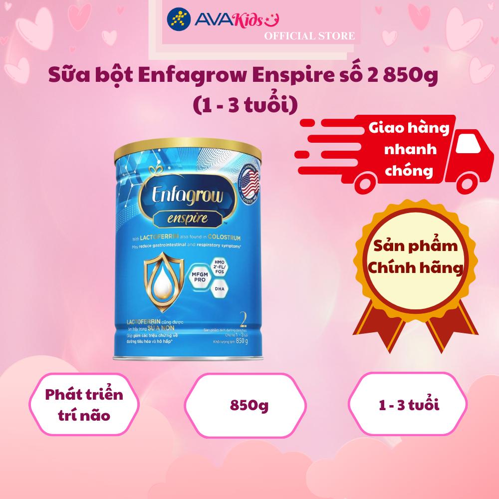 Sữa bột Enfagrow Enspire số 2 850g (1 - 3 tuổi)