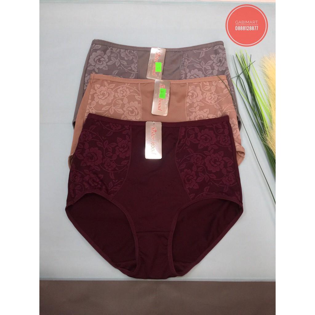 Quần Lót Bigsize Thái Lan 702 Lưng Cao, Thun Lạnh