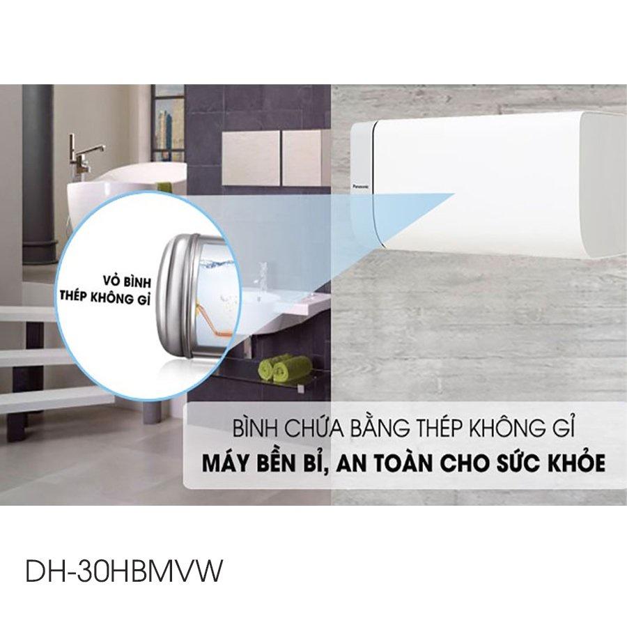 Máy nước nóng gián tiếp Panasonic 30L - DH-30HBMVW_Hàng chính hãng