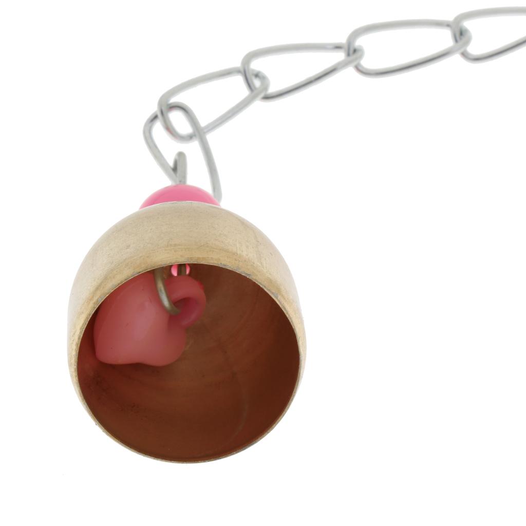 Bird Swing Toys with 3-Bells Parrot Cage Hammock Ladder Hanging Chewing Toy