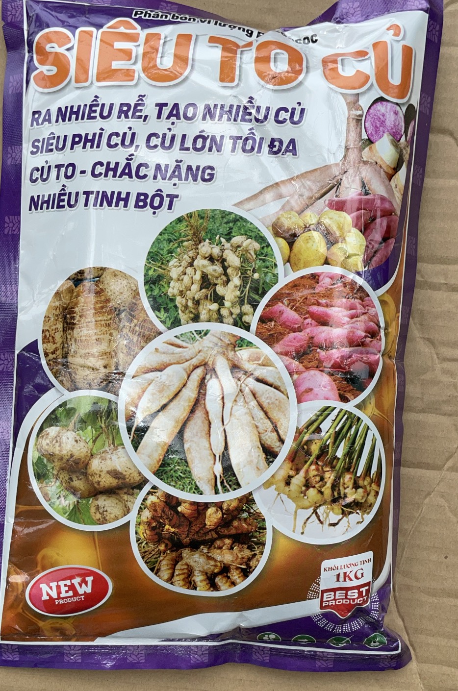 Sản phẩm siêu to củ Nông sản gói 1 Kg