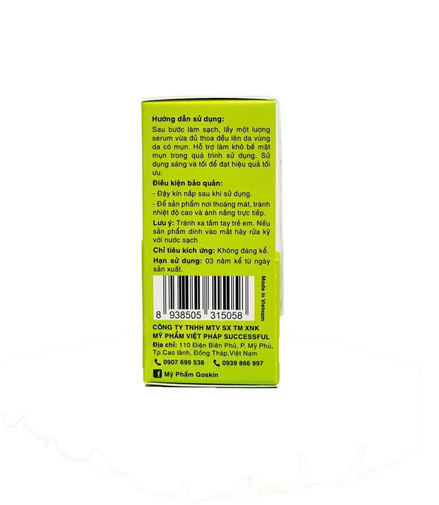 Kem Mụn Làm Dịu Da 15ml Goskin