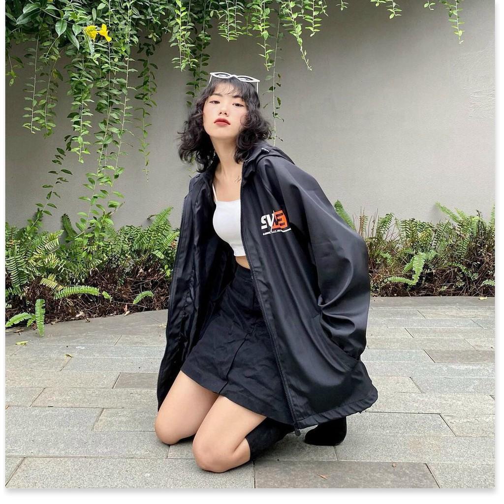 ÁO KHOÁC DÙ NỮ FORM RỘNG,THIẾT KẾ HỌA TIẾT SIÊU NGẦU KHÁNH AN FASHION