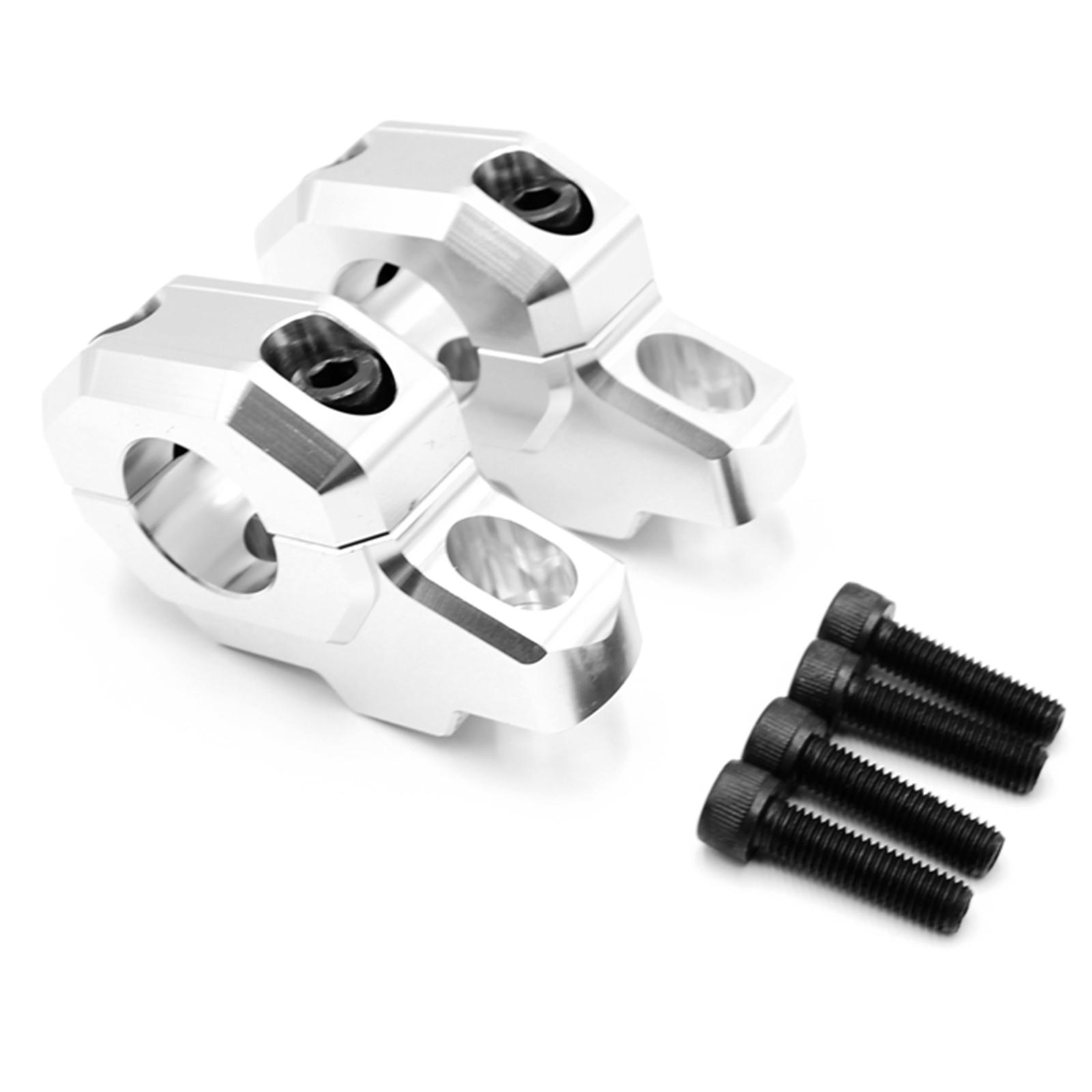Motorcycle Handlebar Riser Clamp CNC Aluminum HandleBar Risers Mount Clamp Adapter for Kawasaki Z900C Z900RS 2017-2020